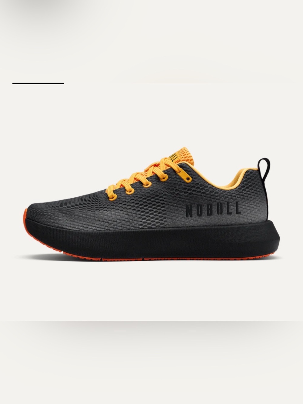 NoBull Drive 2 training shoe sneaker - JET BLACK BLAZE men’s 11 / women’s 12.5 - Picture 2 of 8
